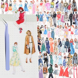 150Pcs People Stickers for Journaling Supplies, Scrapbooking Junk Journal Kit for, Scrapbook Stickers Bullet Adults Friends Scrap Booking Supplys Clearance Embellishments Paper Pack