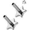 MS CUTE 2PCS 16G G23 Titanium Threadless Flat Back Star