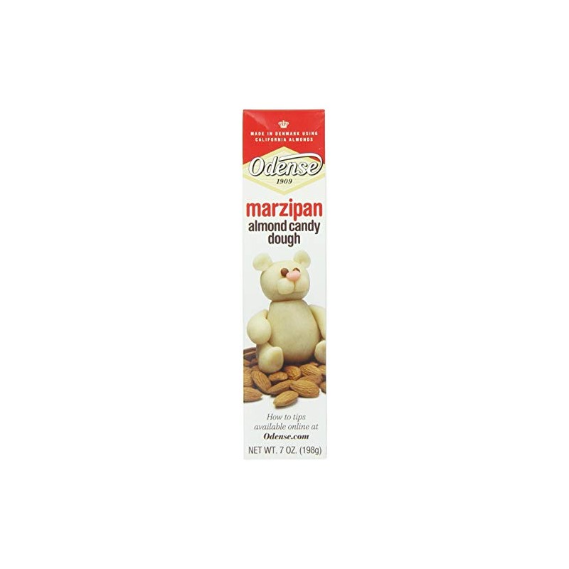 Odense Marzipan Almond Candy Dough, 7-Ounce (B - 4 Pack)