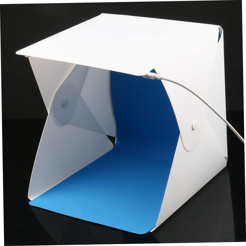 CAXUSD Portable Photo Studio Softbox Light Tent 4 Backdrops Led