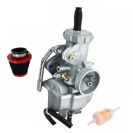 SVKCAR 24MM Carburetor for Honda CB100 CB125S CL100 CL100S CL125S CT125 SL100 SL125 TL125 TL125S Reflex 200 Replace #16100-107-712, 16100-107-760, 16100-107-761 (with Air Filter)