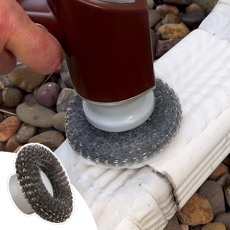 Horsepower Scrubber, Replacement Attachments, 5-Piece Accessory for Horstpower Scrubber, Suitable