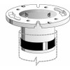 BruCo Products, LLC GH950A 4" ABS Closet Flange Works W/CAST