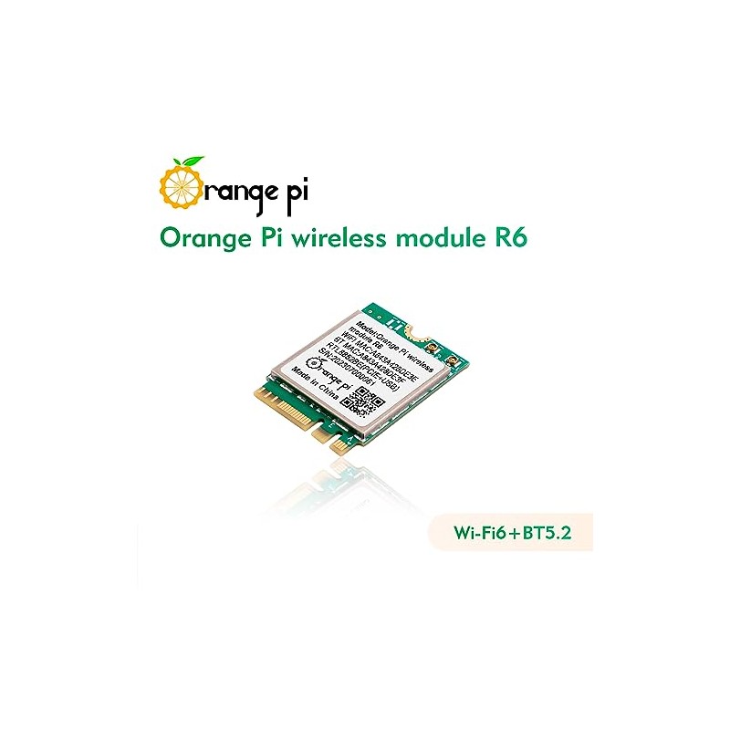 Orange Pi Módulo Inalámbrico R6, Tarjeta Inalámbrica PCIe WiFi 6