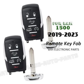 KeylessAutoParts OHT-4882056 for RAM 1500 2019 2020 2021 2022 2023 Proximity Smart Remote Key Fob