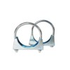 Heavy Duty U-Bolt Muffler Exhaust Clamps for 70mm Diameter Tail
