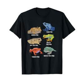 Types Of Frogs Lover Kids Frog Species Frogs T-Shirt