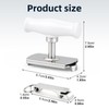 Stainless Steel Jar Opener for Seniors with Weak Hands, Adjustable