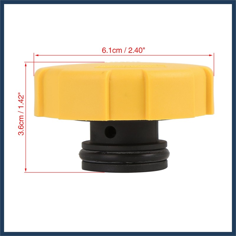 INFINAUTO Car Radiator Tank Cap for Opel 2004-2010 9202799 Stylish