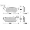 KITACO SBS Brake Pads 700HF Ceramic CBR250RR CBR250R CB250F CBR400R