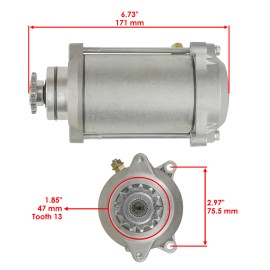 Caltric Starter for Kawasaki Atv 300 Bayou Lakota Prairie 4X4 New