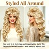 Curly Wig for Cosplay and Themed Events, Long Blonde Curly