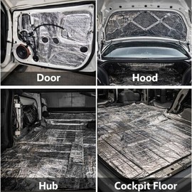 Automotive Butyl Soundproofing Mat, Car Sound Absorbing Mat, Vibration & Noise 100% Butyl Bonitedy / 자동차 부틸 방진매트 방음 차량용 흡음 매트 진동 소음 부틸 100% 보니테디