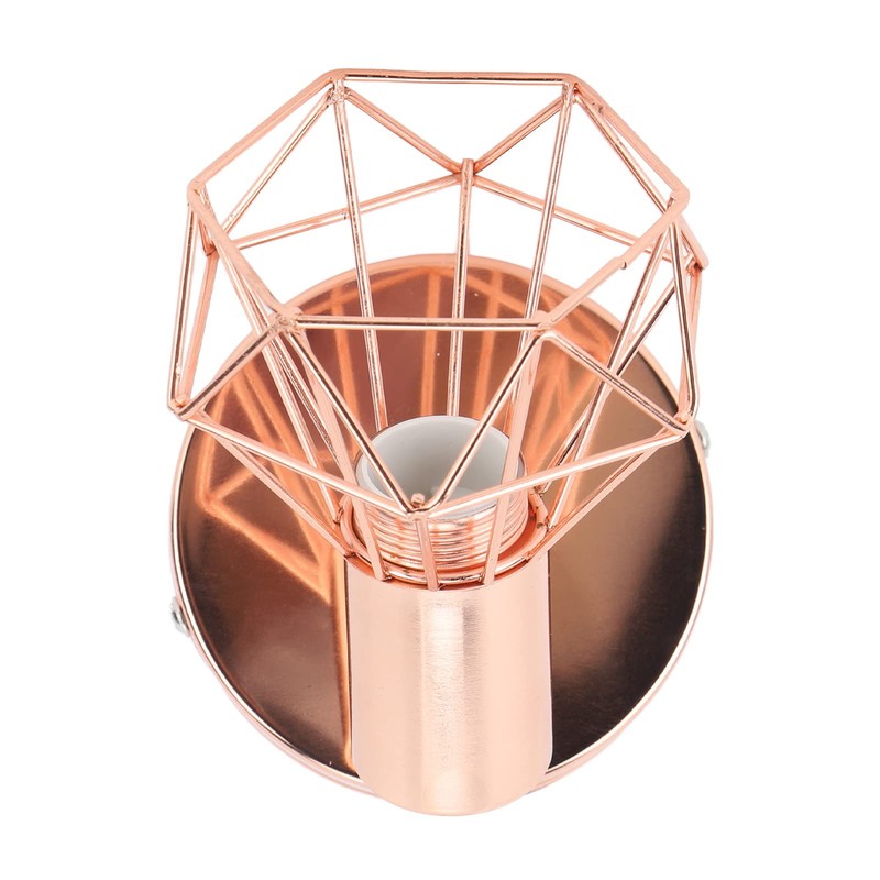 Swing Arm Wall Lamp, Rose Gold Iron ABS 350 Degree