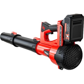 Hongmai Cordless Electric Leaf Blower, 500 CFM with 4.0Ah Battery & Charger, Lightweight Design for Lawn Maintenance, Patio Cleaning, and Leaf/Dust Removal