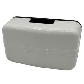 RASMACOR | Wired Doorbell Manual Ding Dong Chime | Mechanical Wired Doorbell Ding Dong | 230V 20W 85dB | White | 135 x 80 x 50mm