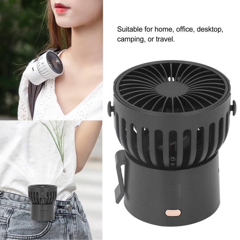 Necklace Fan 3.5W 3 Modes 45 Degrees Up and Down