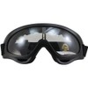 Birdz Eyewear Flycatcher Padded Motorcycle Riding Goggles Black Frame with