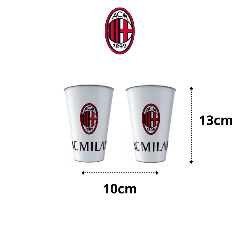 ILS I LOVE SHOPPING Set 2 Bicchieri in plastica 260ml