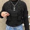 Multifunctional Chest Pack Front Chest Backpack Running Vest Bag for