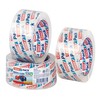 Tesa Crystal Clear Packing Tape 3 Rolls 66 m x