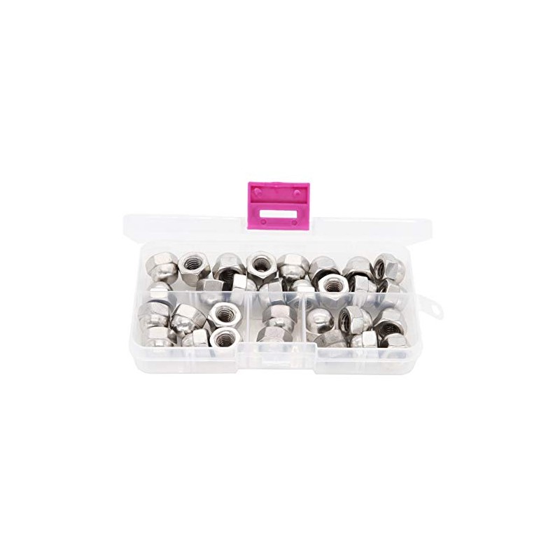 binifiMux 30pcs 5/16-18 Acorn Cap Nuts 304 Stainless Steel