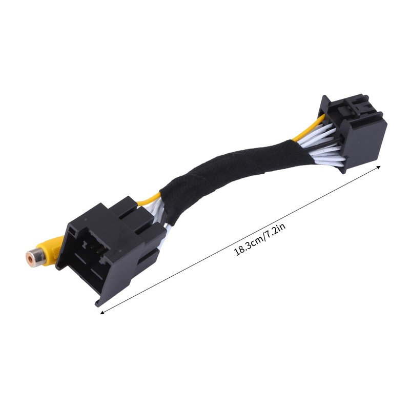 iSpchen 32 Pin Car Reversing Camera Cable Adaptor, Rear View