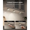 EZVALO Puck Lights with Remote Control, Rechargeable LED Battery Operated,