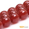 (14mm / Red) - Gem-Inside Round Smooth Sureface Red Agate