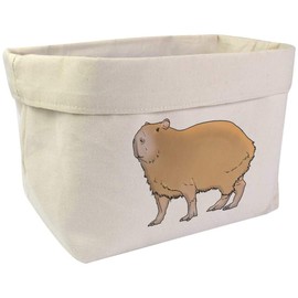 Azeeda Large 'Capybara' Canvas Organiser/Storage Bag (OR00015841)
