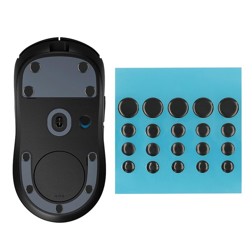 kwmobile 20x Mouse Feet Stickers for Universal Gaming Mouse Glider