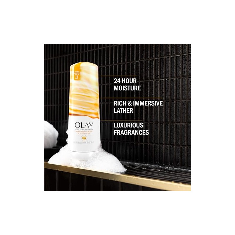 OLAY, Jabón Líquido Corporal, Hidratación con Vitamina B3, Notas de