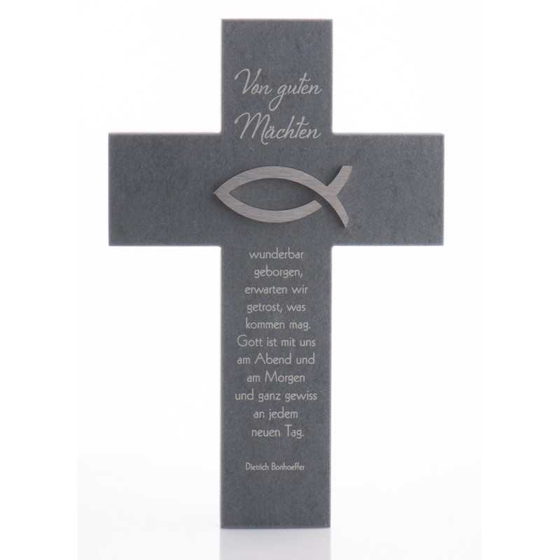 Slate Cross - From Good Powers & Stainless Steel Fish