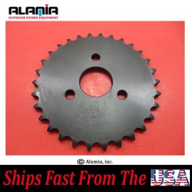 Alamia NEW Original Ryan Aerator Parts, # 521582 R.H Tine Wheel Drive Sprocket 30 Teeth