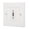 USB 2.0 Modular Faceplate/Wall Outlet (1 x USB 2.0 Port)
