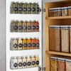 Talented Kitchen 4 Stainless Steel Wall-Mounted Spice Racks Seasoning Organizer