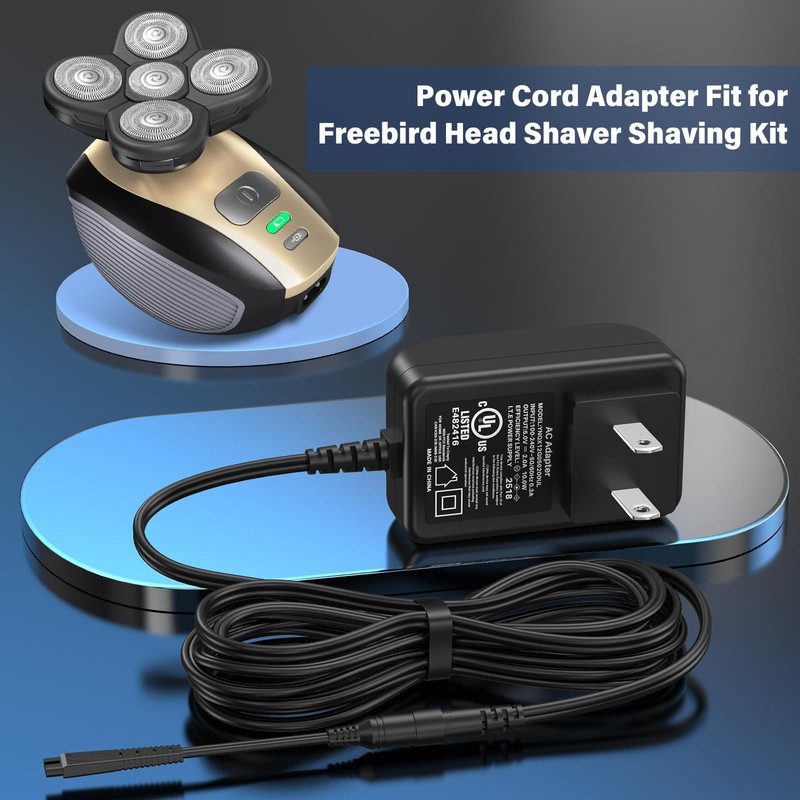 5V Shaver Charger Fit for Freebird FlexSeries Head Hair Shaver