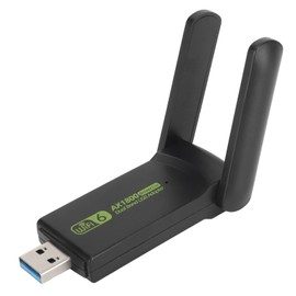 WiFi Dongle Stable USB 3.0 Dual Band 1201Mbps 573.5Mbps High Gain Antenna WiFi Adapter for Family Office Travel