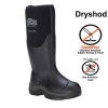 Dryshod Size 8 Men's Dungho Hi Cut Chemflex Barnyard Tough