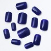 Bellelfin 240pcs Short Press on Nails Dark Blue Full Cover