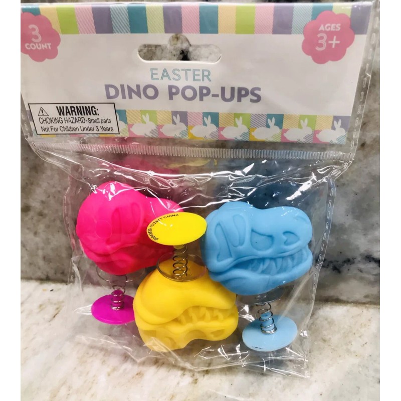 Unbranded 3 Ct 3+ Easter Dino Pop-ups