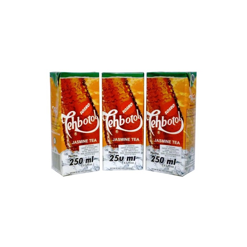 Sosro Teh Botol Jasmine Tea Drink, 8.5-Ounce (Pack of 24)