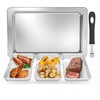 Onlyfire Grill Basket Set, 5PCS Stainless Steel Grill Pan -
