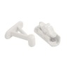 Quality Auto Spring White Door Holder Catch/Lock Fixings Included Bedroom/Bathroom/Living