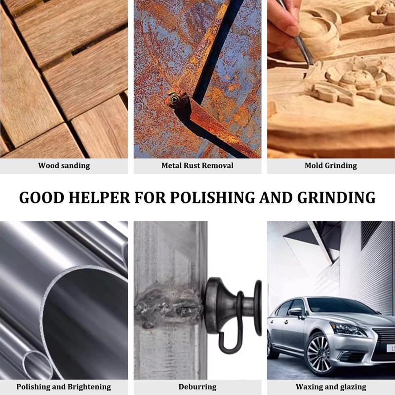 ZHONG AN 2/3 inch Mini Orbital Sander Pneumatic Palm da