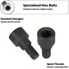 Replacement Hex Bolts & 12mm Hex Allen L-Wrench Tool Perfect