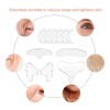 11 Piezas De Silicona Facial Antiarrugas Parche Se Puede Reu