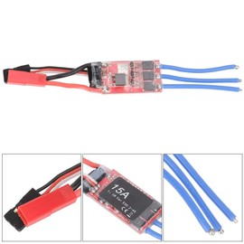 VGEBY RC ESC 2‑4S, 15A ESC Brushless Electronic Speed Controller for 1/28 1/24 RC Car Boat Model