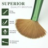 100% Kolinsky Hair Acrylic Nail Brush, Flat Shape with Cap,