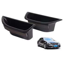 Front Door Armrest Storage Container Organiser Container for E-Class W212 2010-2015 (Fits Four Door Model Only)
